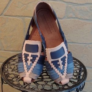 Artisanal Blue Huaraches